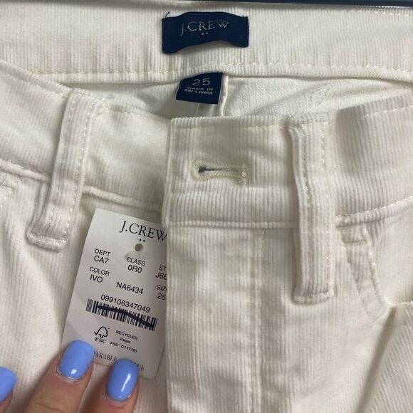 J. Crew Factory High-rise skinny cord Item J6837 - Picture 3 of 4